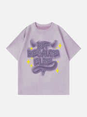 T-Shirt mit Devil Element Print und Stern 