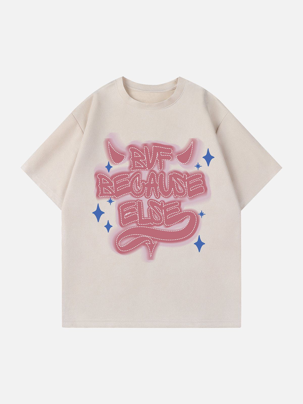 T-Shirt mit Devil Element Print und Stern 