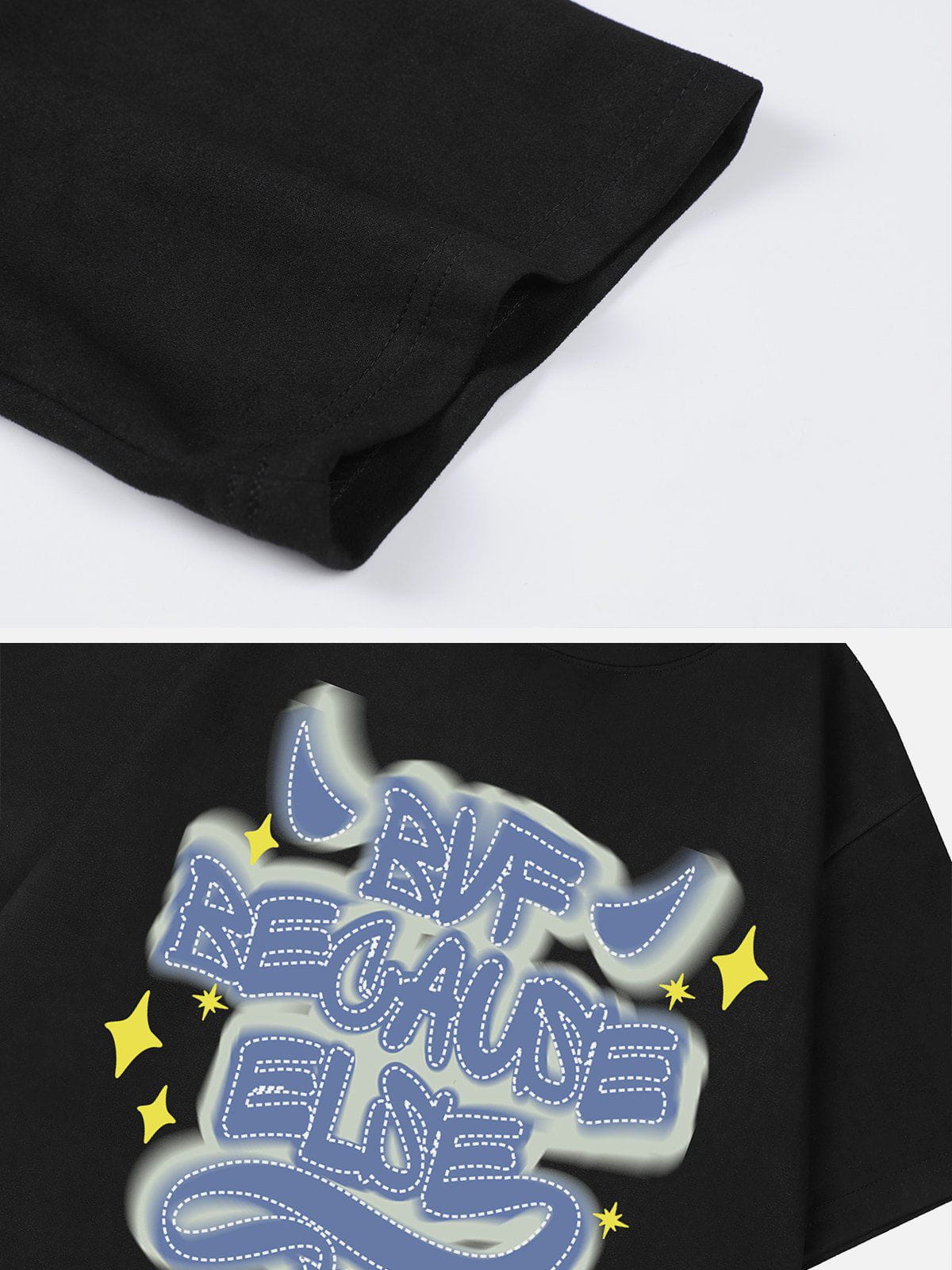 T-Shirt mit Devil Element Print und Stern 