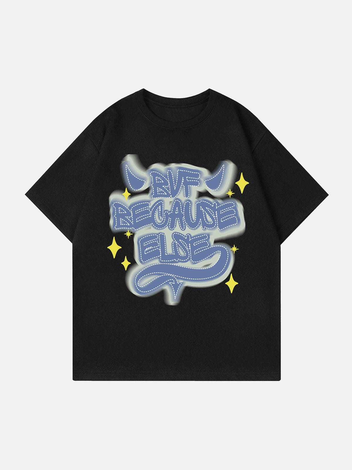 T-Shirt mit Devil Element Print und Stern 