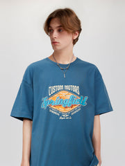 T-Shirt mit Diamant-Buchstaben-Grafik 
