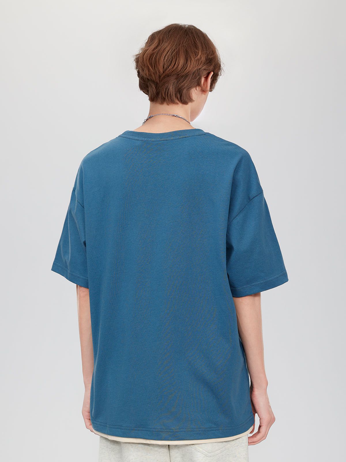 T-Shirt mit Diamant-Buchstaben-Grafik 
