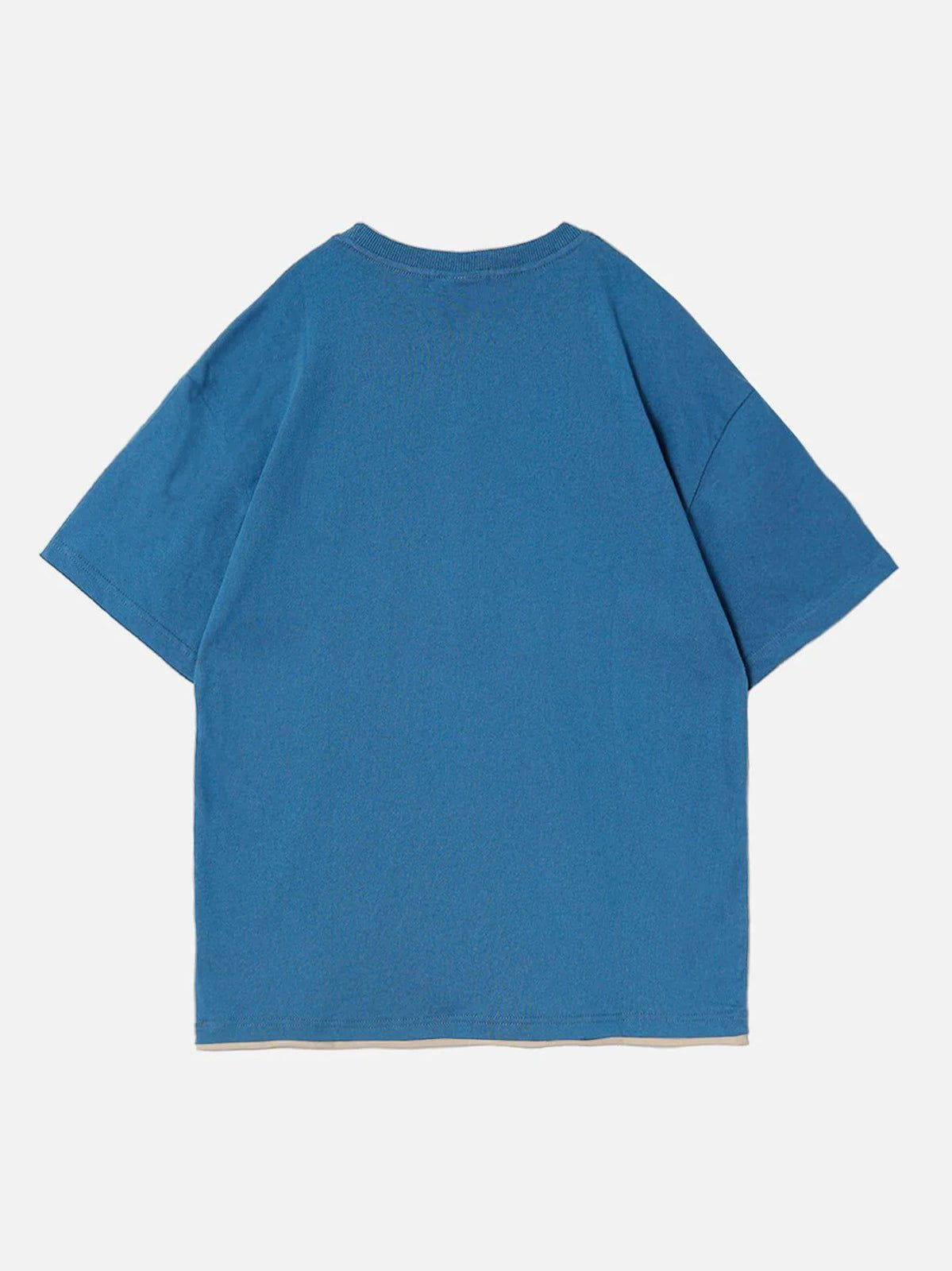 T-Shirt mit Diamant-Buchstaben-Grafik 