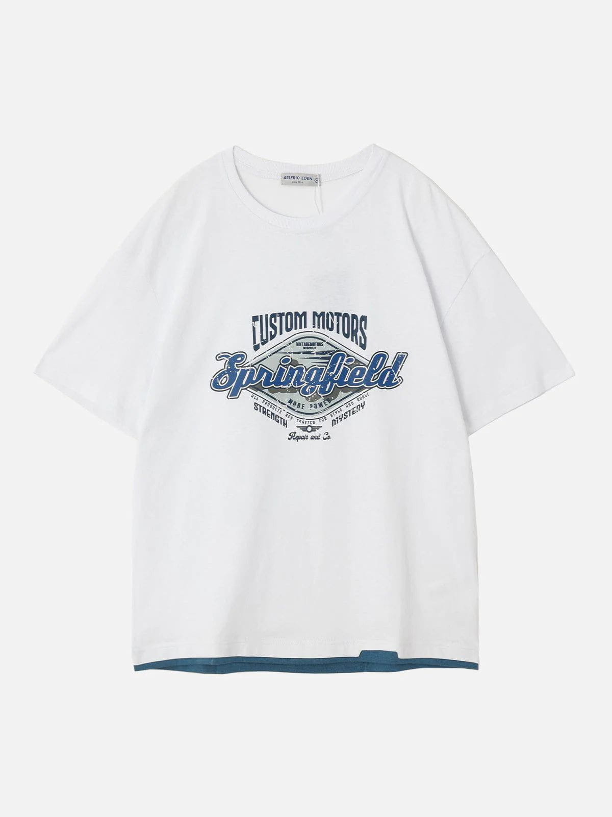 T-Shirt mit Diamant-Buchstaben-Grafik 