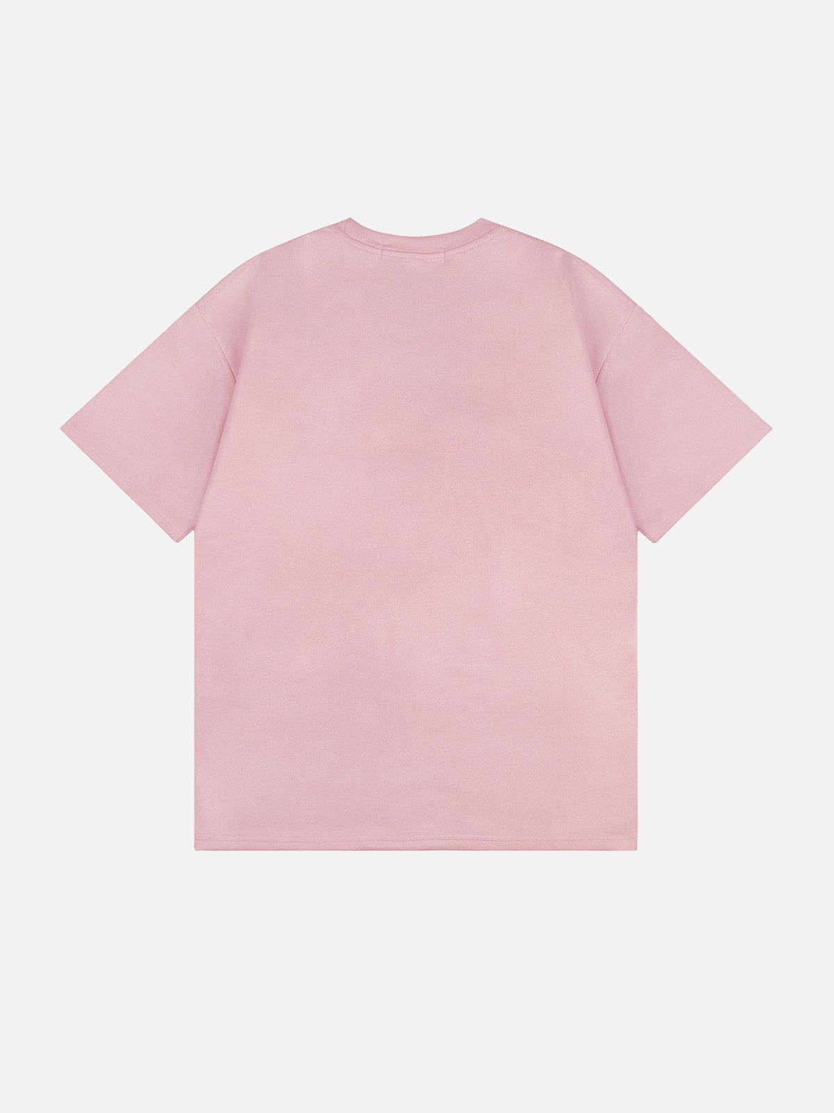 T-shirt en daim brodé Dice Poker