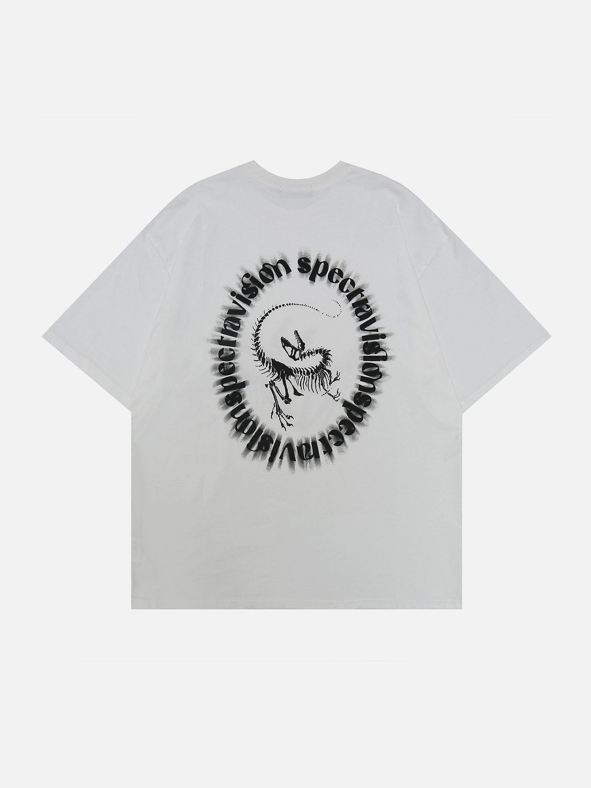 Dinosaurier-Fossil-T-Shirt mit Plastisol-Druck 