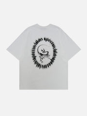 Dinosaurier-Fossil-T-Shirt mit Plastisol-Druck 