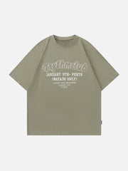 T-Shirt mit Dinosaurier-Totenkopf-Print 