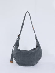 Distressed Washed Diagonal Bag