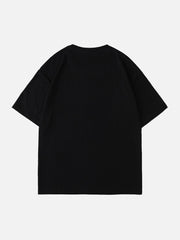 T-Shirt mit Buchstaben-Print von Dizziness 