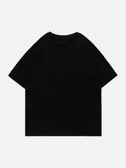 T-Shirt mit Dobermann-Pinscher-Print 