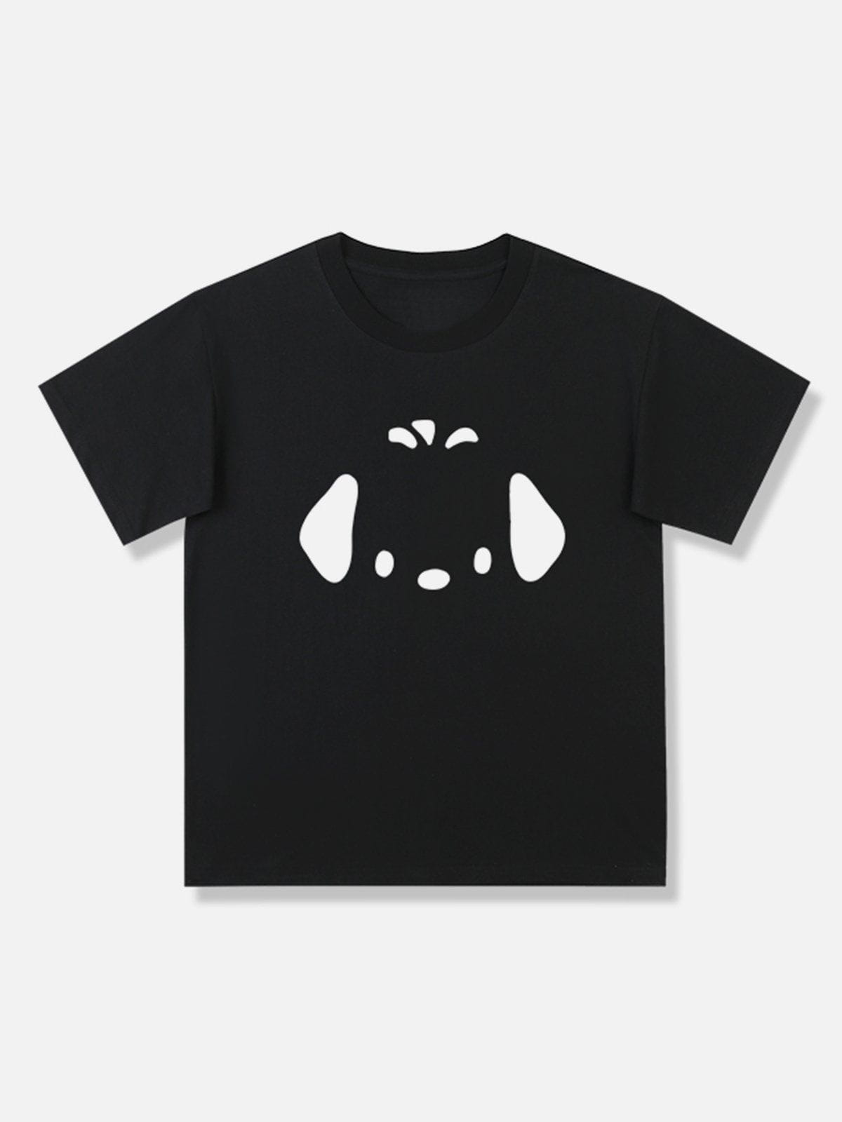 T-Shirt mit Hunde-Print 
