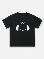 T-Shirt mit Hunde-Print 