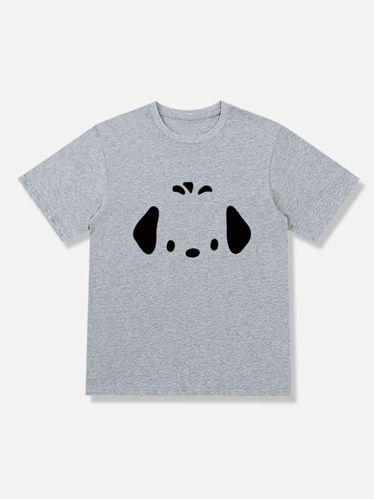 T-Shirt mit Hunde-Print 
