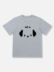 T-Shirt mit Hunde-Print 