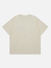 T-Shirt mit Donut-Print 