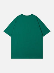 T-Shirt mit Doodle-Buchstaben-Grafik 