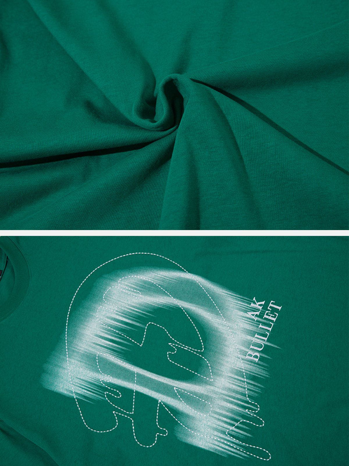 T-Shirt mit Doodle-Buchstaben-Grafik 