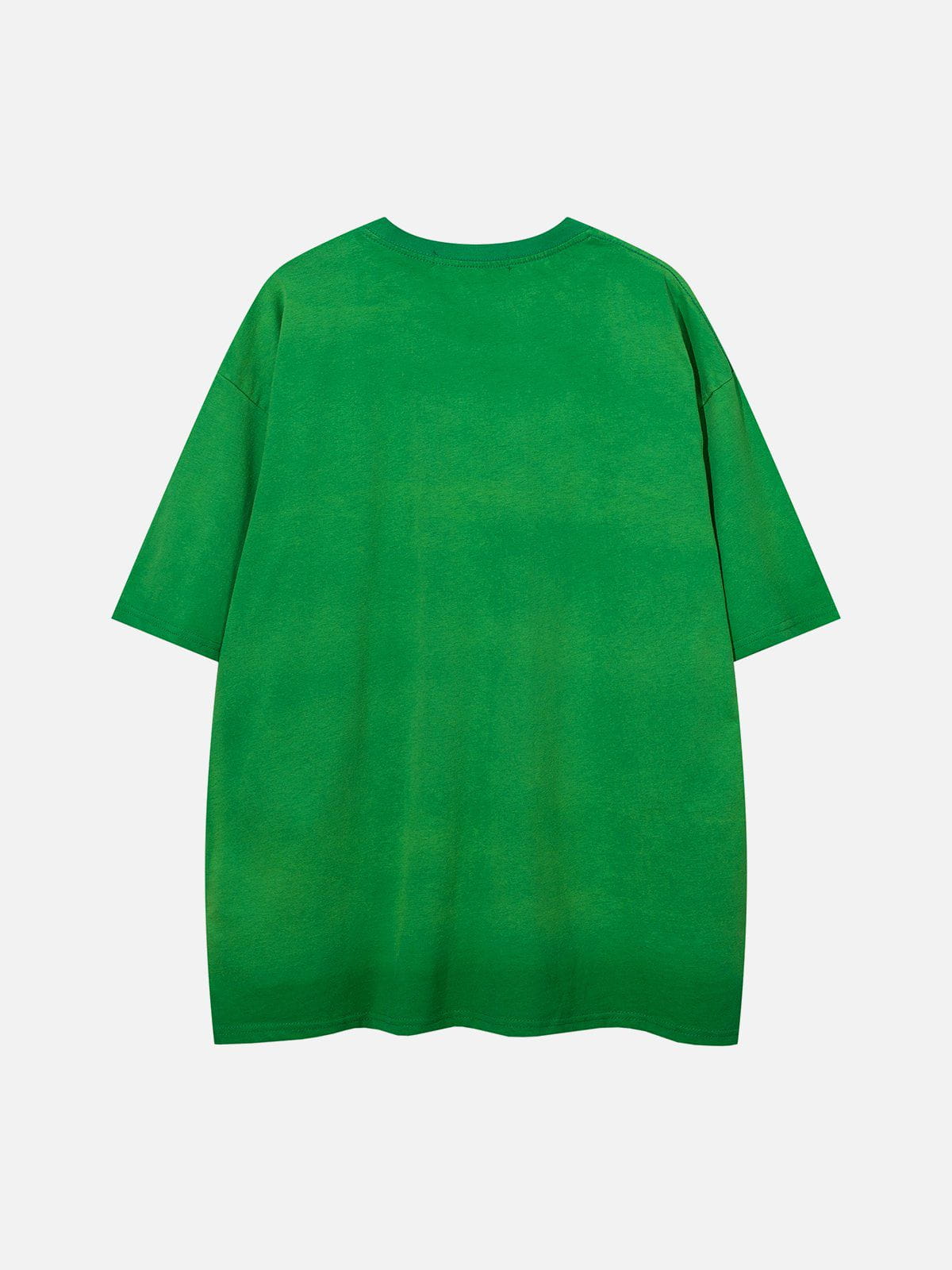 T-Shirt mit Doodle-Buchstaben-Print 