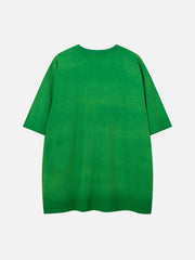 T-Shirt mit Doodle-Buchstaben-Print 