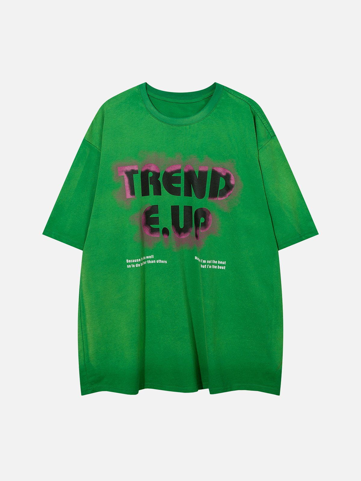 T-Shirt mit Doodle-Buchstaben-Print 