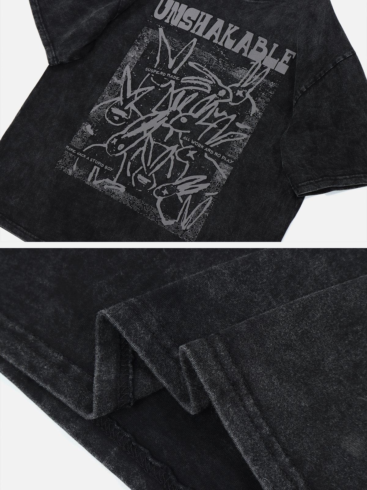 Doodle Kaninchen T-Shirt 