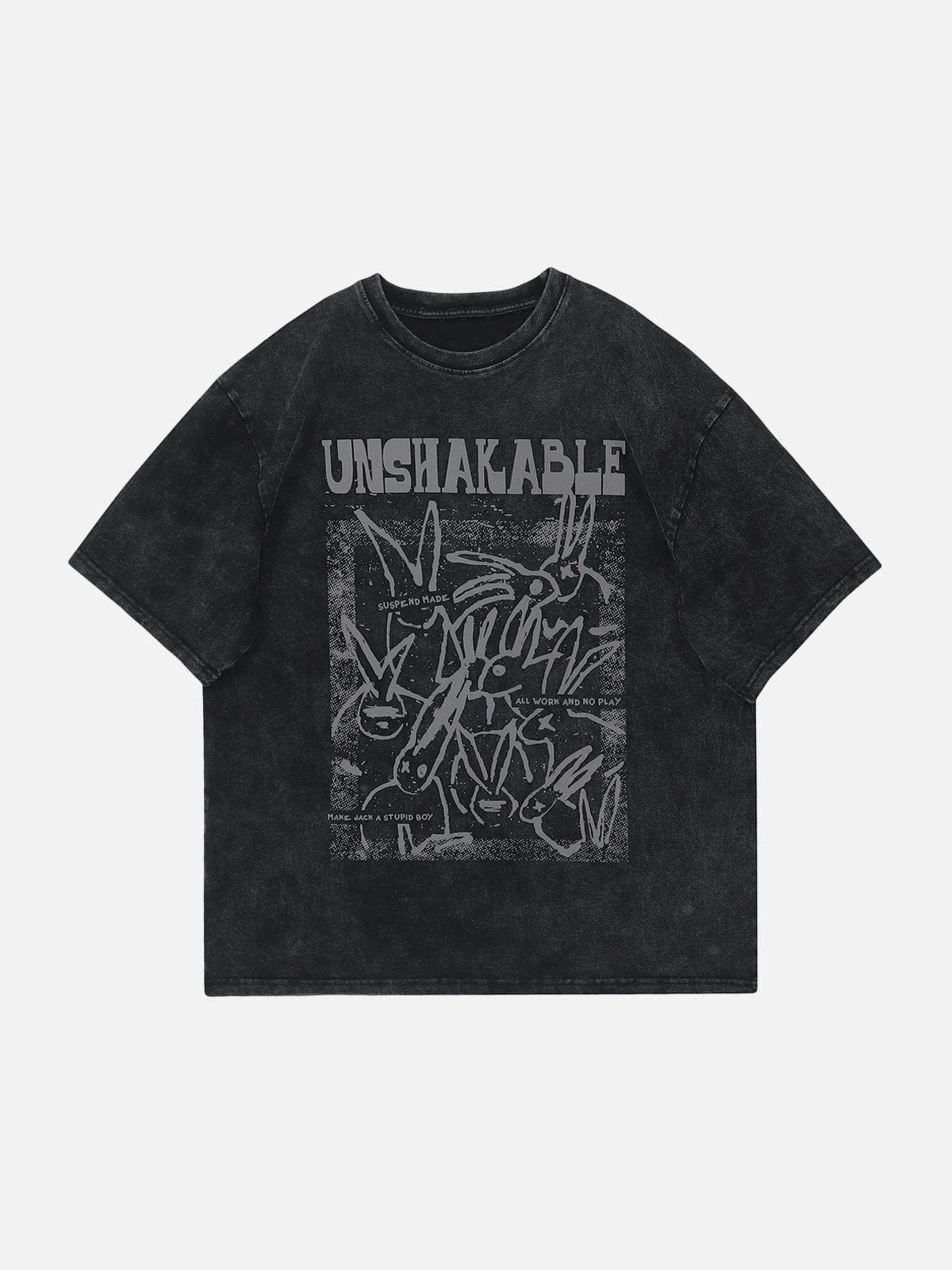 Doodle Kaninchen T-Shirt 