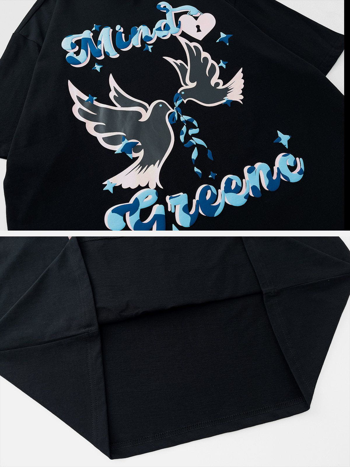 T-Shirt mit Dove Clash-Print 