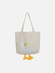 Duck Flower Canvas Bag