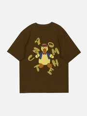 T-Shirt mit Enten-Grafik 
