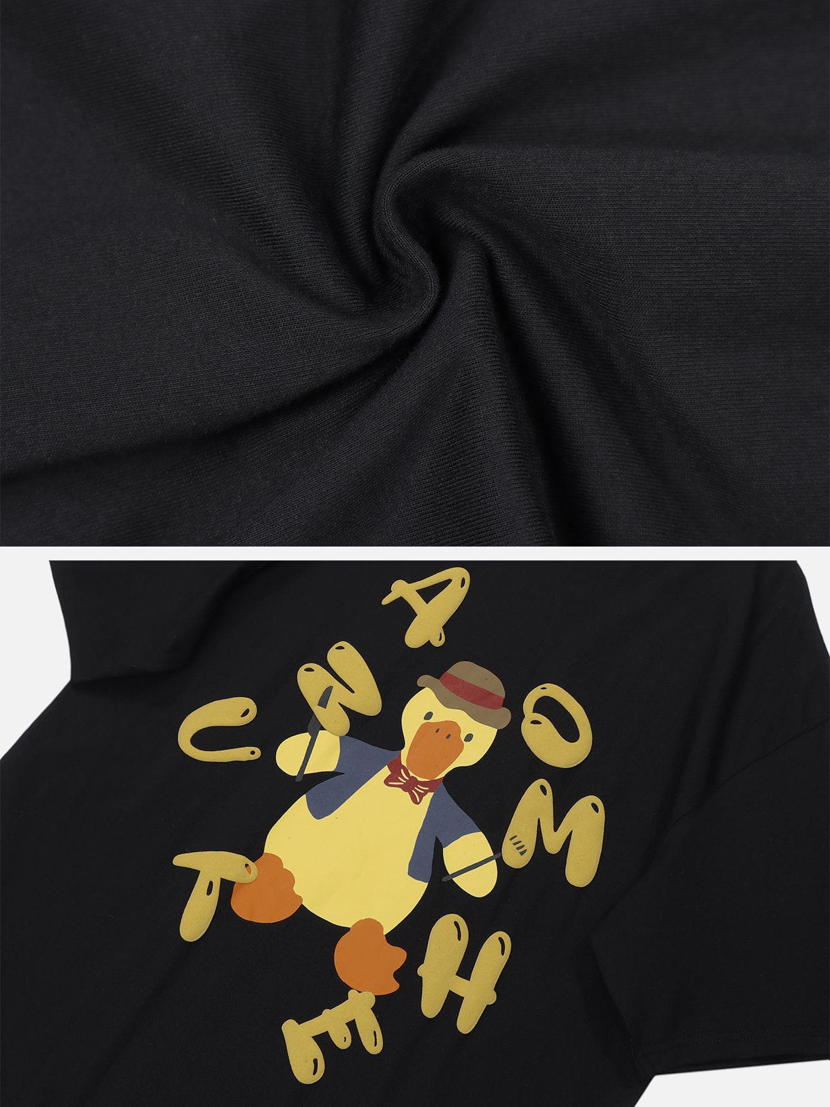 T-Shirt mit Enten-Grafik 