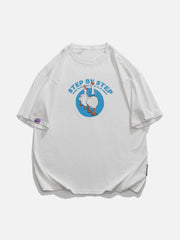 T-Shirt mit Enten-Print 