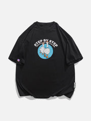 T-Shirt mit Enten-Print 