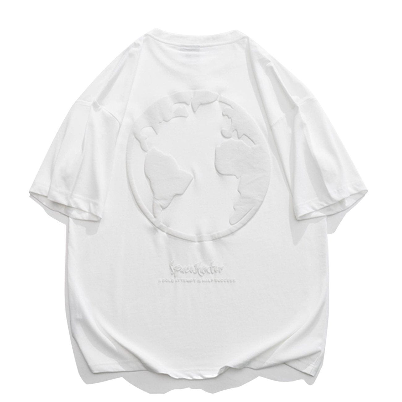 Earth Graphic Solid Color Tee