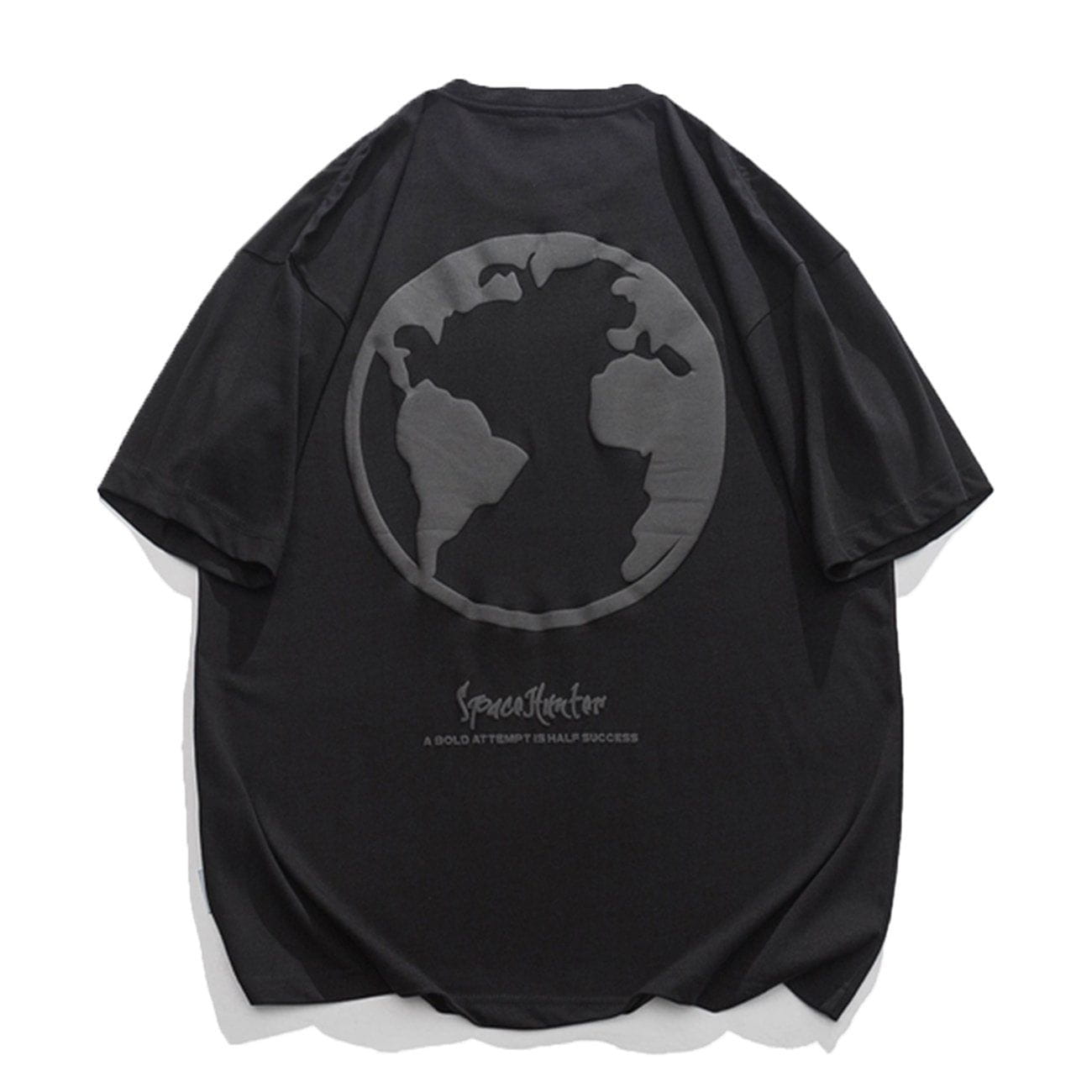 Earth Graphic Solid Color Tee