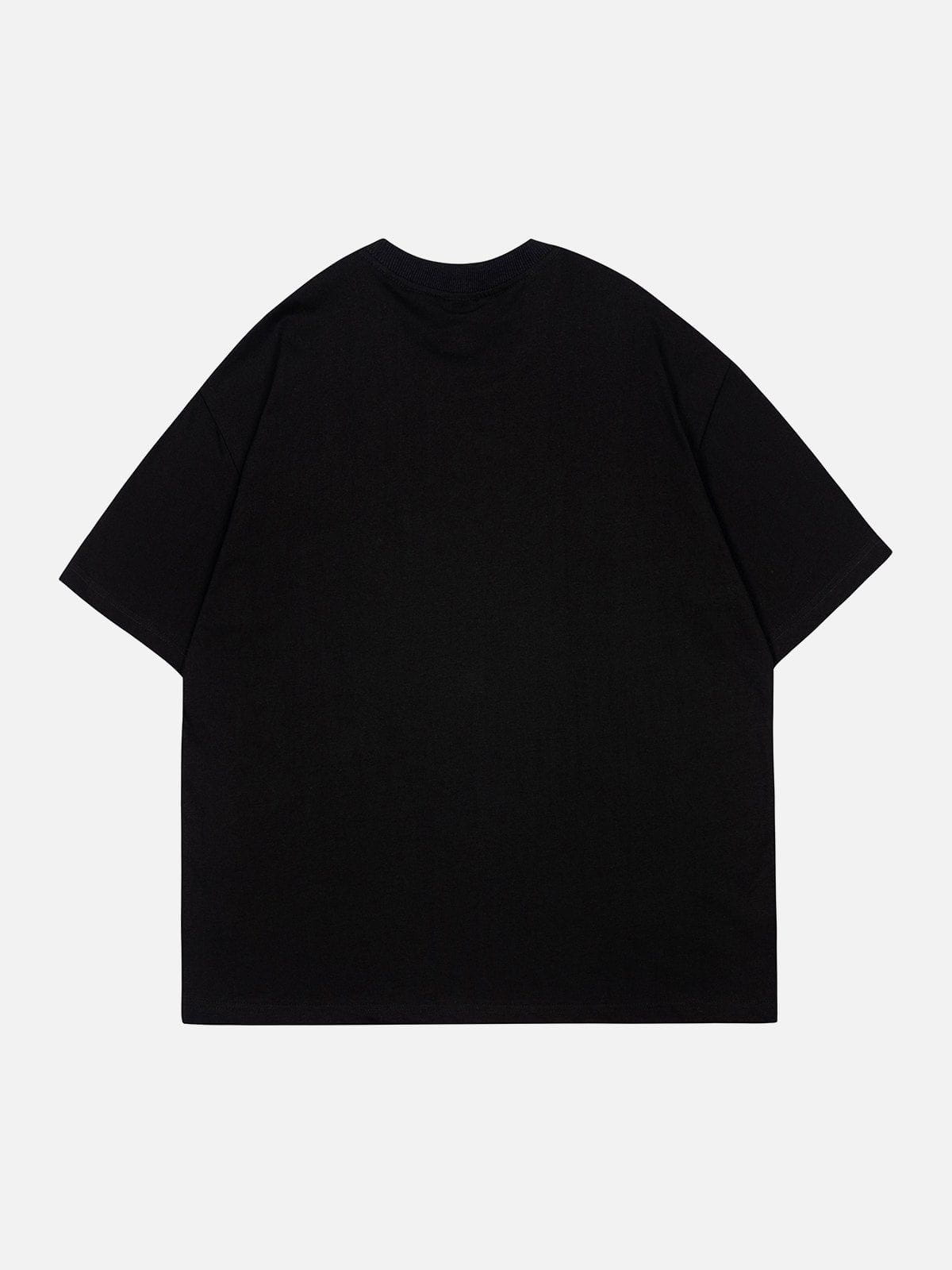 Einklang Kamera-Print-T-Shirt 
