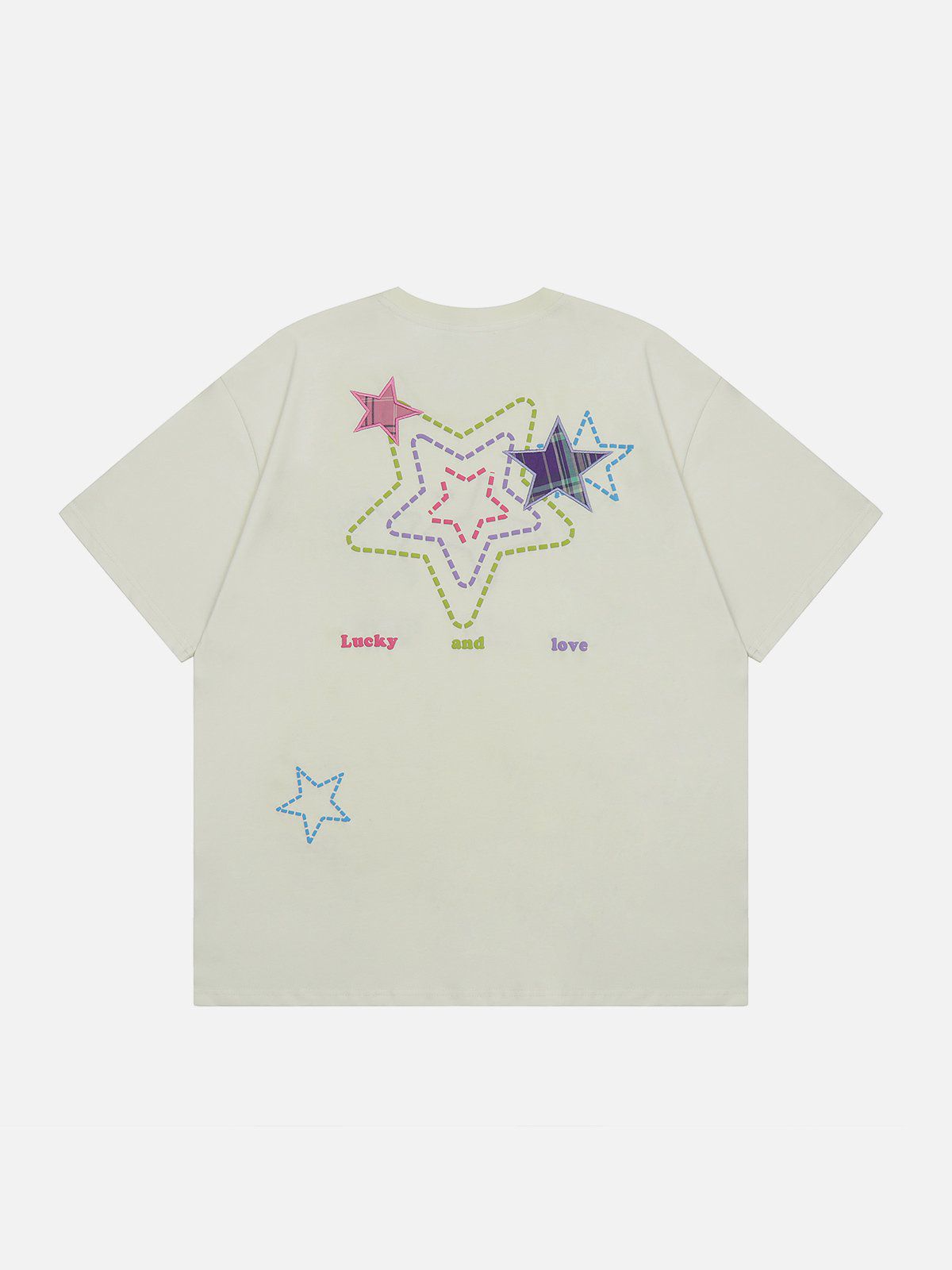 T-Shirt mit aufgesticktem Schaumstern 