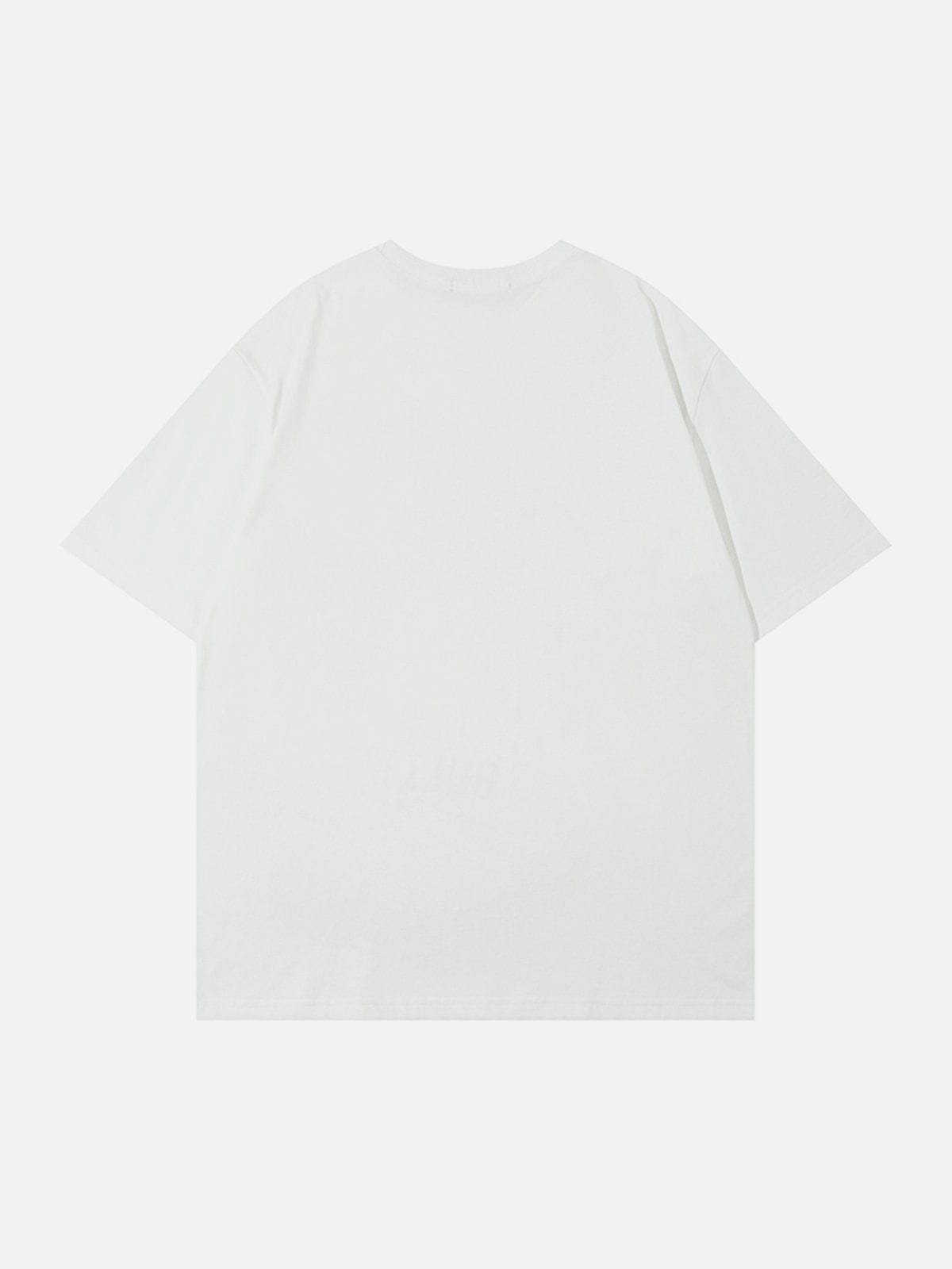 T-Shirt mit gesticktem Bullet-Print 