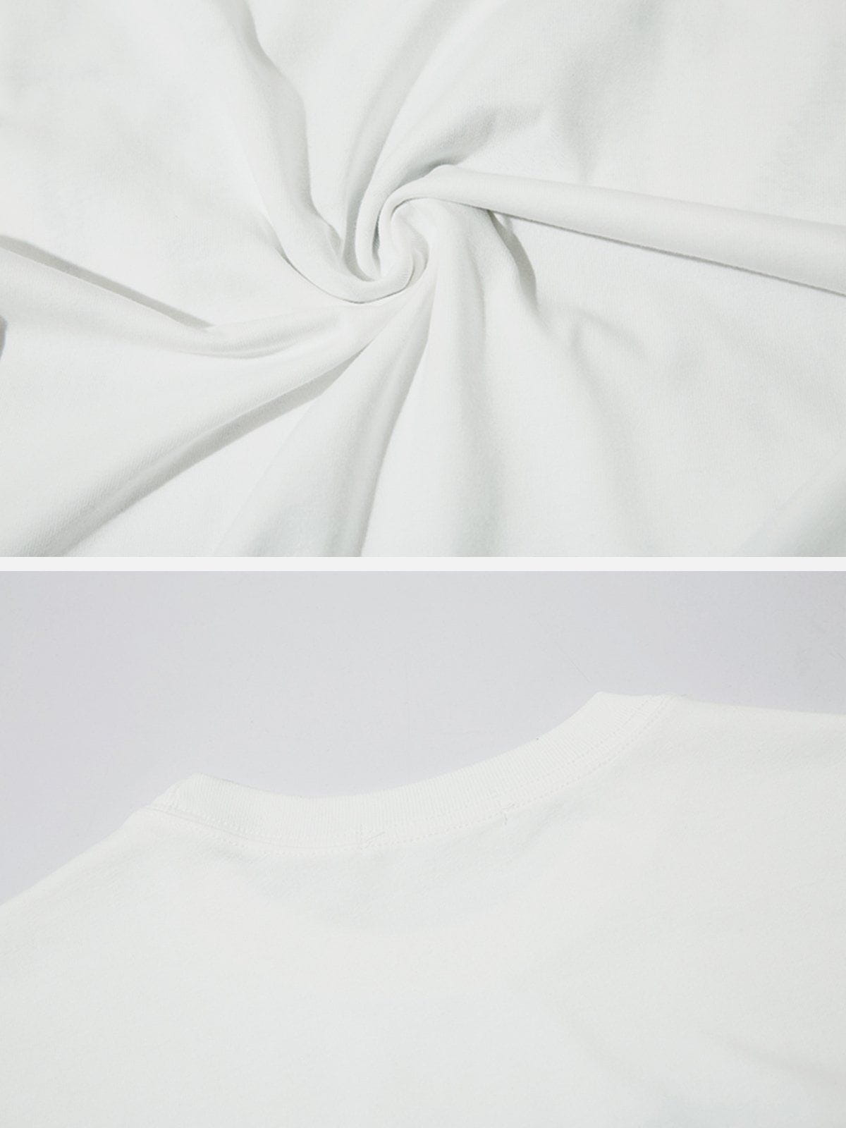 T-Shirt mit gesticktem Bullet-Print 