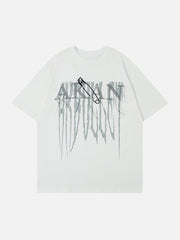 T-Shirt mit gesticktem Bullet-Print 