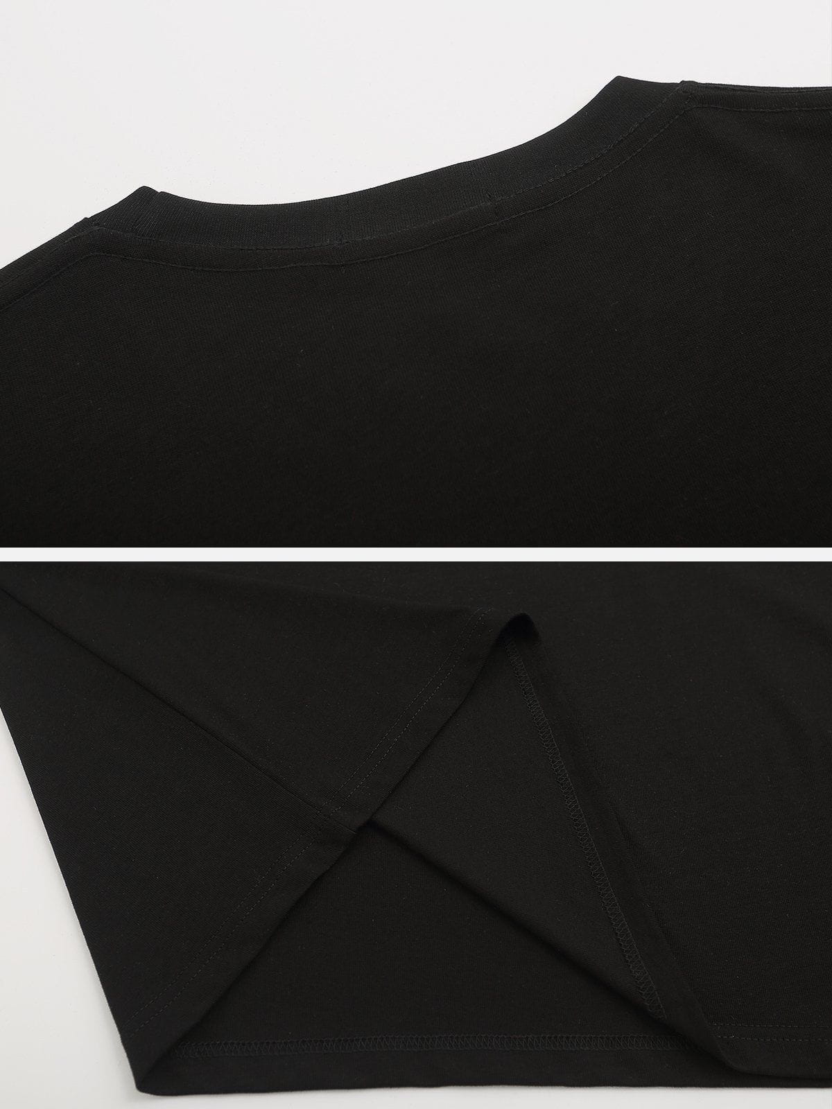 Stickerei Bunte Stern Quaste T-Shirt 