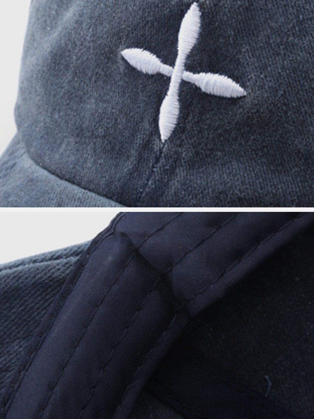 Embroidery Crucifix Baseball Cap