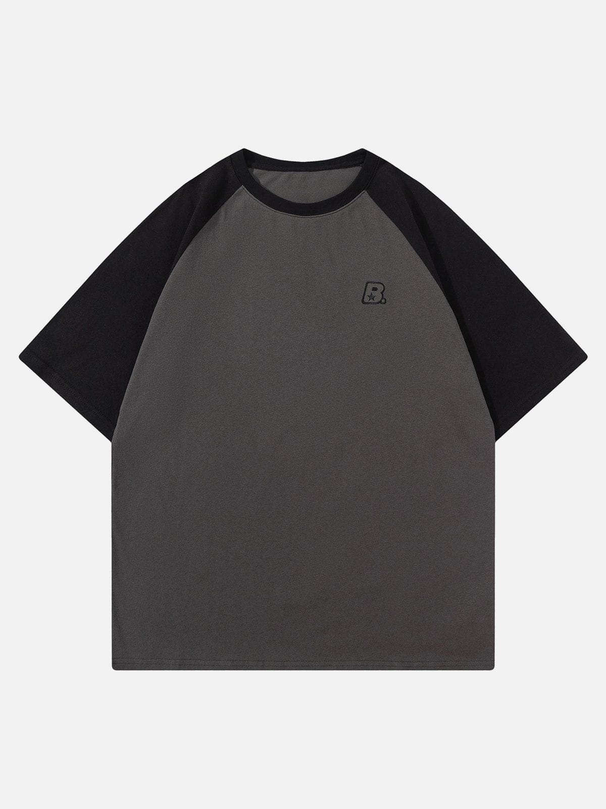 T-Shirt mit Patchwork-Stickerei 