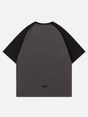 T-Shirt mit Patchwork-Stickerei 