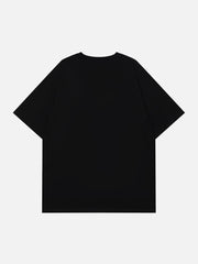 T-Shirt mit Kaninchen-Stickerei 