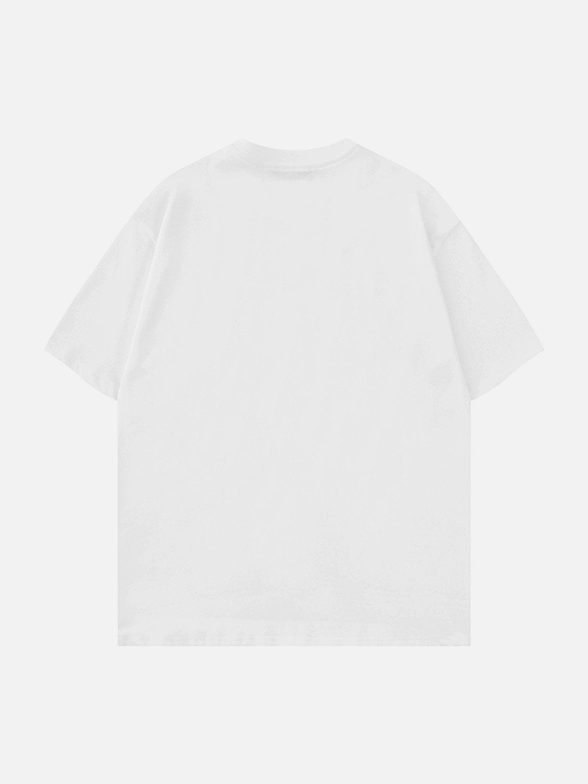 T-Shirt mit Sternstickerei 