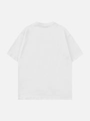 T-Shirt mit Sternstickerei 