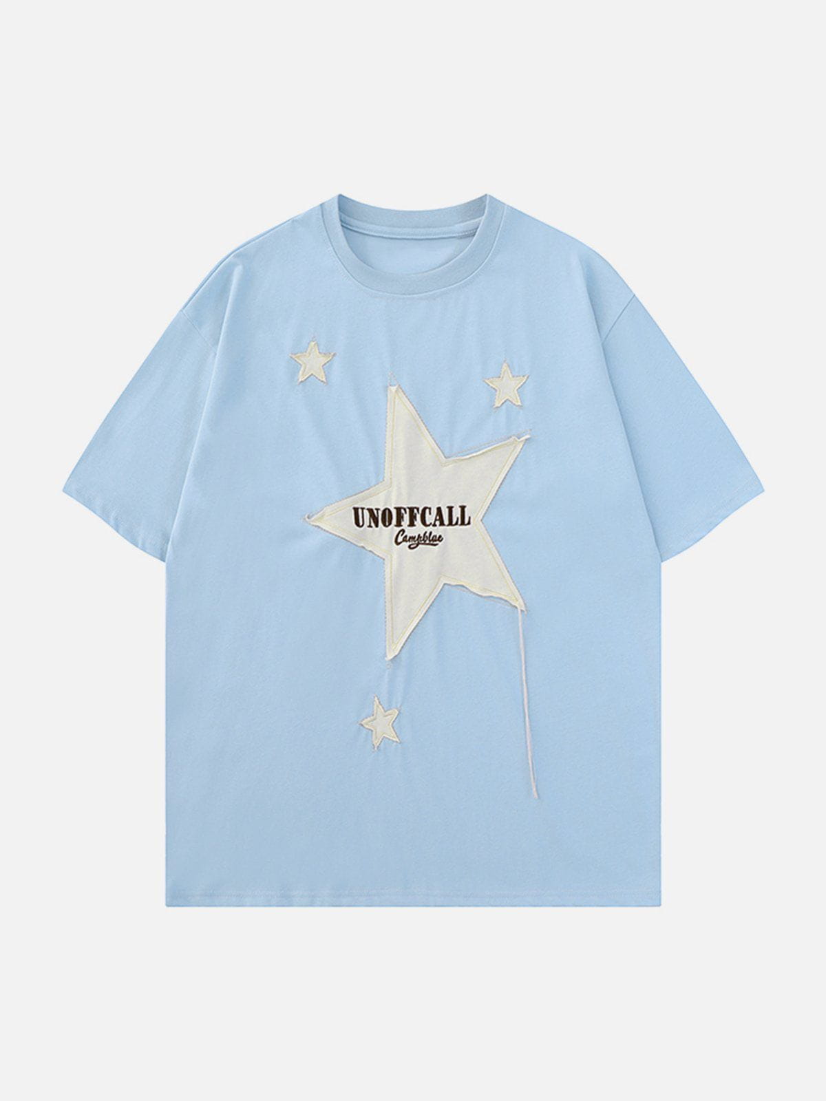 T-Shirt mit Sternstickerei 