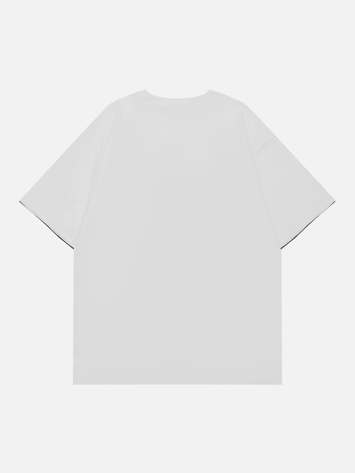 T-Shirt mit gesticktem Streifen und Stern 