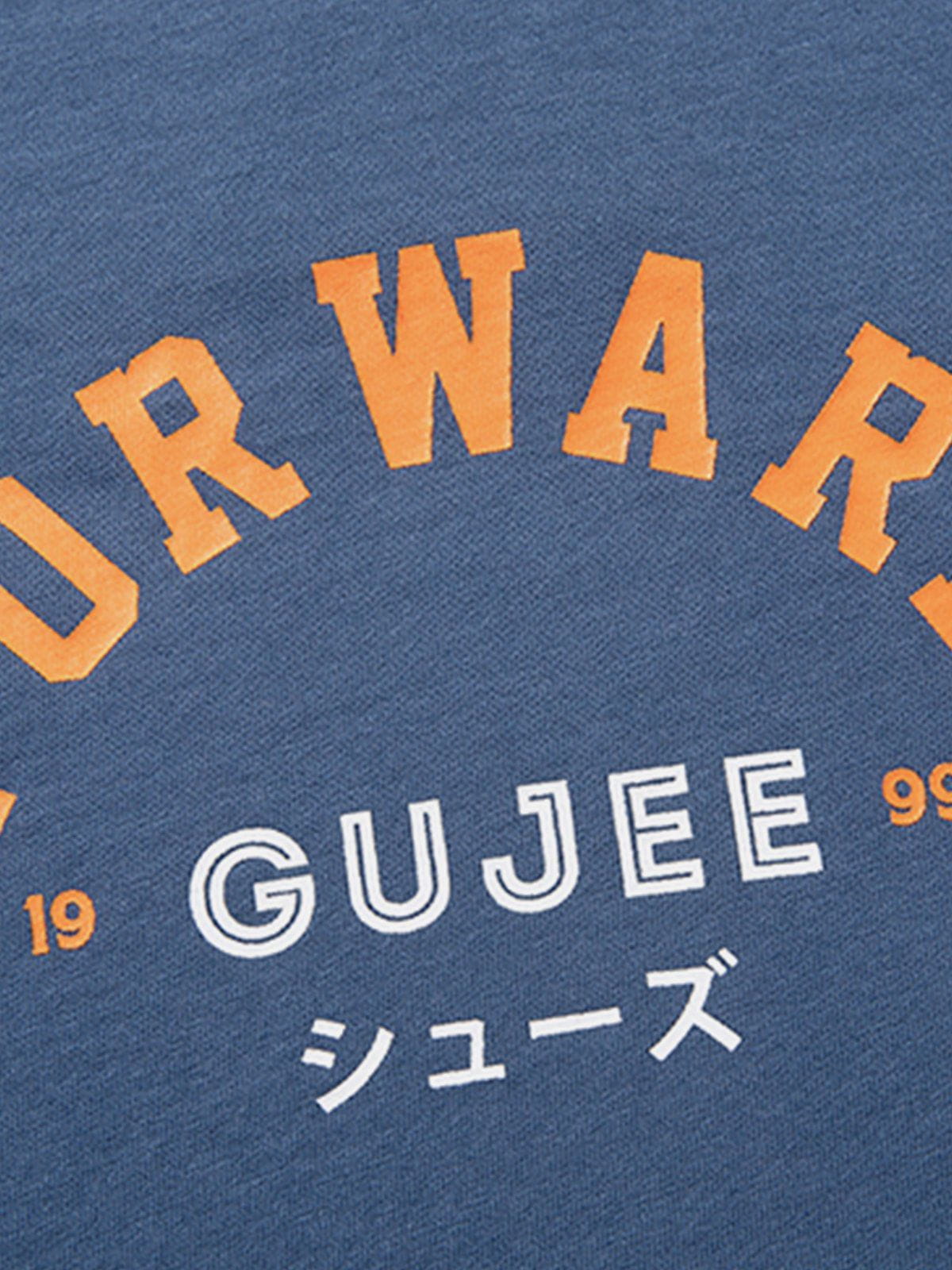 Baumwoll-T-Shirt mit FORWARD-Print 